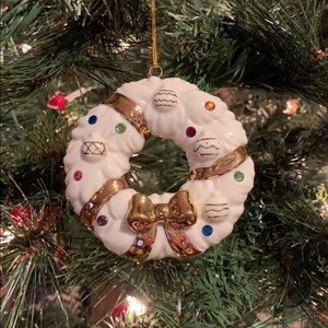 Lenox jeweled wreath ornament
